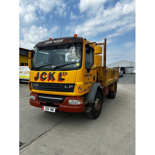 164 - DAF LF 55 Tipper
First Registered 2007
Approx  307,000KMN
SOLD AS SEEN
VAT ON HAMMER @ 20%