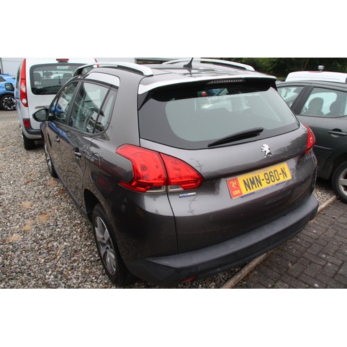 136 - NMN960N
Grey Peugeot 2008 1200cc
First Registered 07.03.2016
Approx 57,922 miles
Manual Petrol
Some ... 