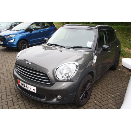 149 - MMN599H
Grey Mini Countryman Cooper D
First Registered 15.11.2012
Approx 77,844 miles
Manual Diesel
... 