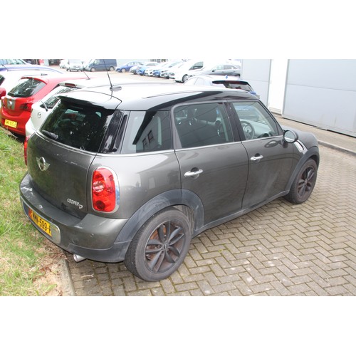 149 - MMN599H
Grey Mini Countryman Cooper D
First Registered 15.11.2012
Approx 77,844 miles
Manual Diesel
... 