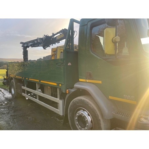 186 - RMN679K
Green DAF LF - 55 Dropside Lorry with Brick Grab - Gross weight 17000
First Registered 15.06... 