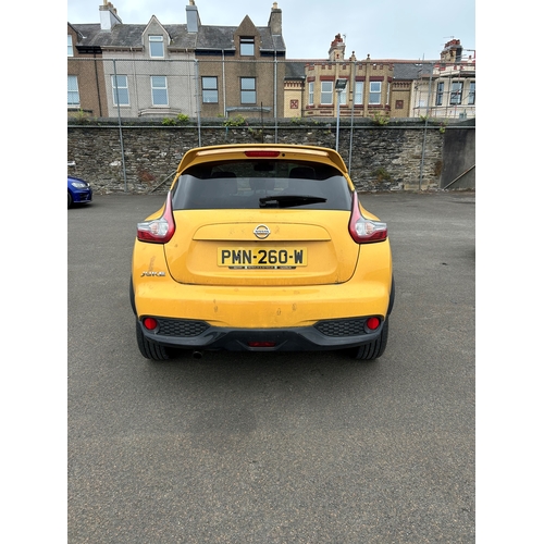 192 - PMN260W
Yellow Nissan Juke Tekna DIG-T 1197cc
First Registered 19.12.2014
Approx 62,950 miles
Manual... 