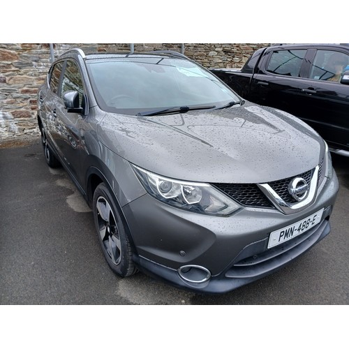 217 - PMN488E
Grey Nissan Qashqai N-Vision DIG-T 1197cc
First Registered 31.03.2017
Approx 60,000 miles
Ma... 