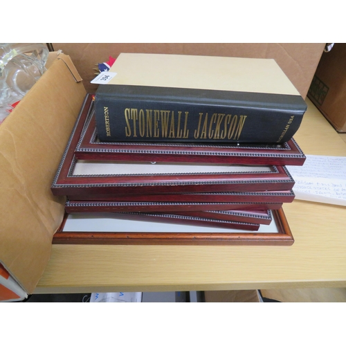 394 - Collection of prints and Stonewall Jackson books