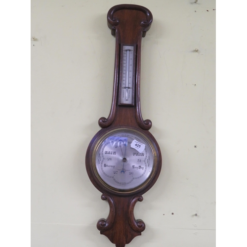 425 - Barometer thermometer plus a CD rack