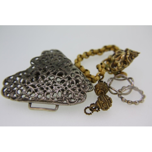 303 - A small collection of costume jewellery including a Victorian style gilt metal pendant and chain