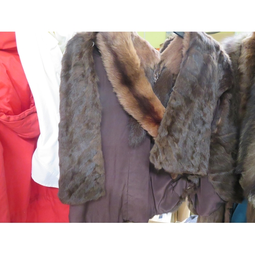 125 - Two fur jackets