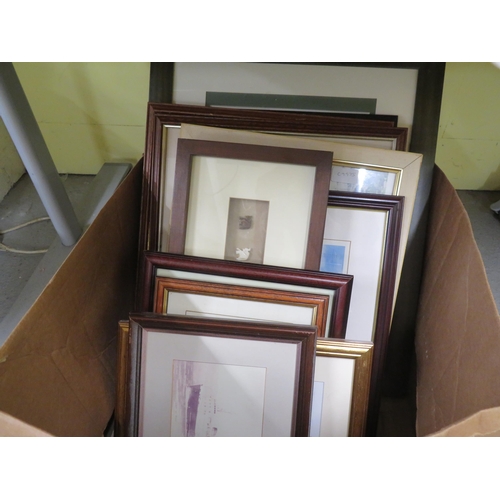 81 - Box of pictures and prints