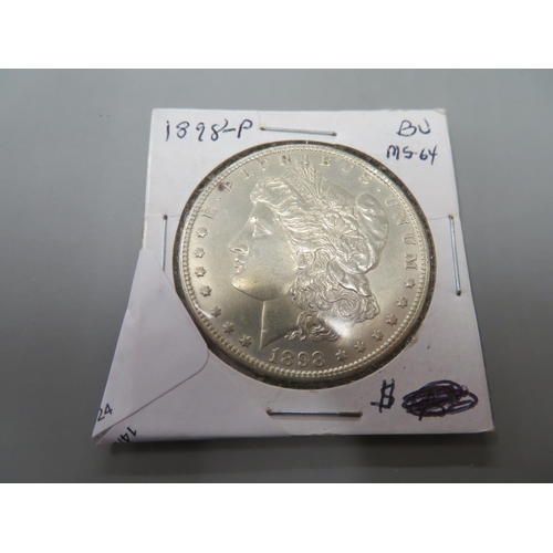 32 - 1898-P morgan silver dollar EF