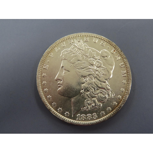 203 - 1883-0 Morgan silver dollar EF