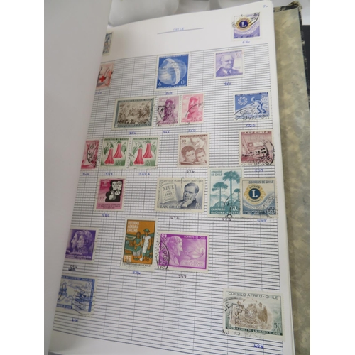 258 - Four albums of worldwide stamps