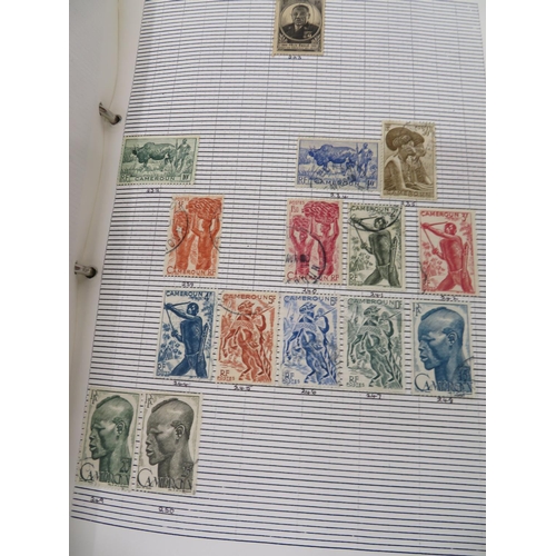 258 - Four albums of worldwide stamps