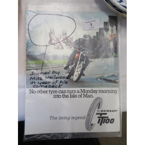 1 - Isle of Man TT 1978 official program, signed by Mike Hailwood