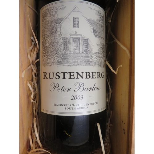 40 - Bottle of 2003 Wustenberg Peter Barlow red wine, no ullage