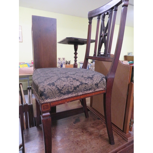 324 - Collection of small antique furniture and a dressing table mirror