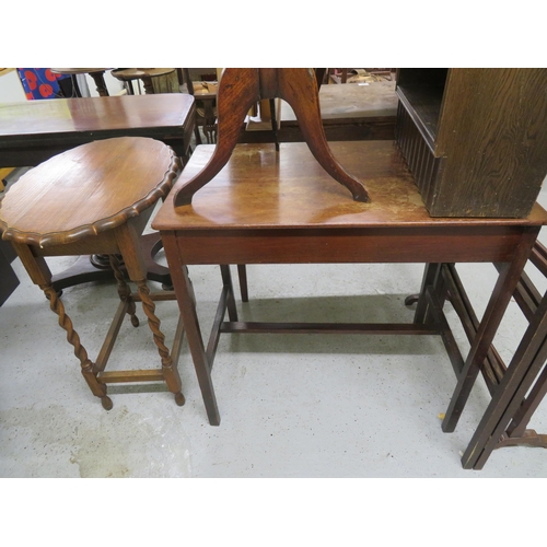 324 - Collection of small antique furniture and a dressing table mirror