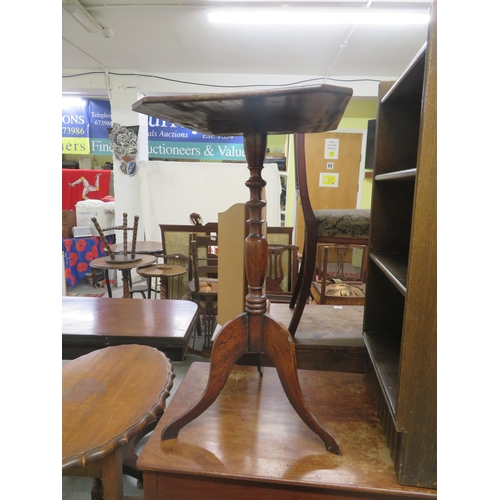 324 - Collection of small antique furniture and a dressing table mirror