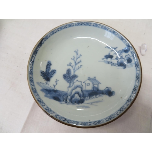 344 - 18th/19thC tea bowl and saucer, part of the Nanking Cargo