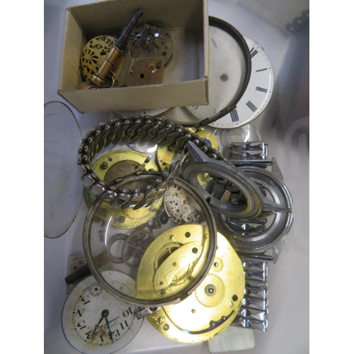 359 - A collection of watch parts