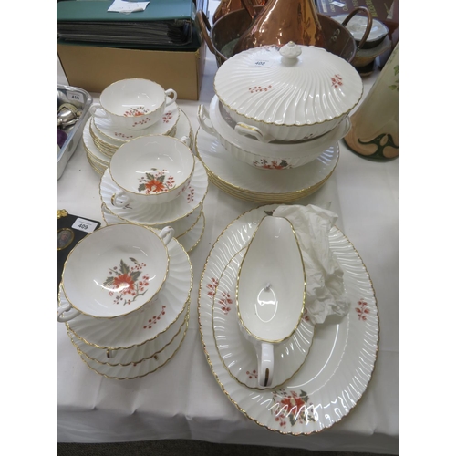 408 - Royal Worcester Linbrook pattern dinner service for six persons