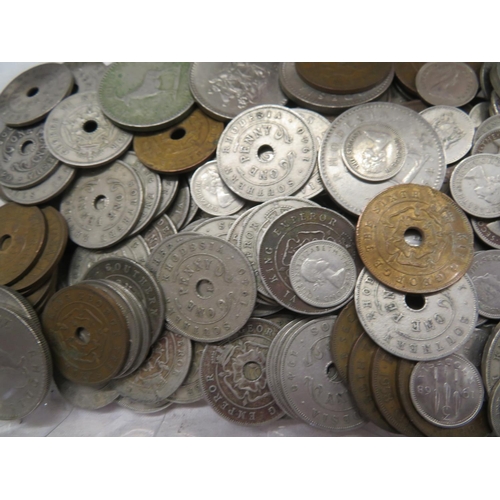 429 - Collection of Rhodesian and other coinage also a 1937 crown, plus 1951 SA 5 shillings piece