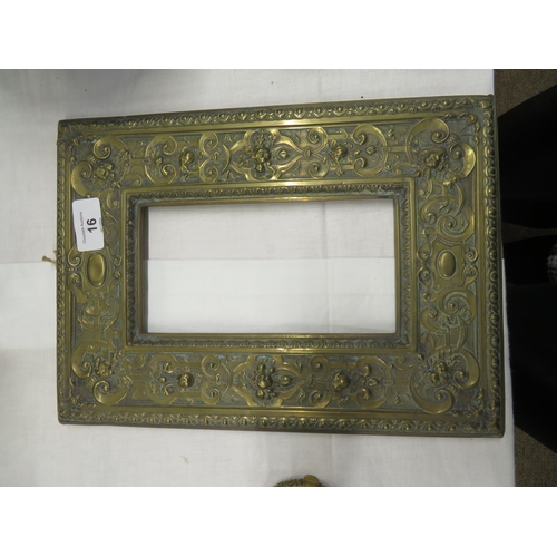 480 - Collection of antique photograph and other frames together with 19thC embossed scrap albums