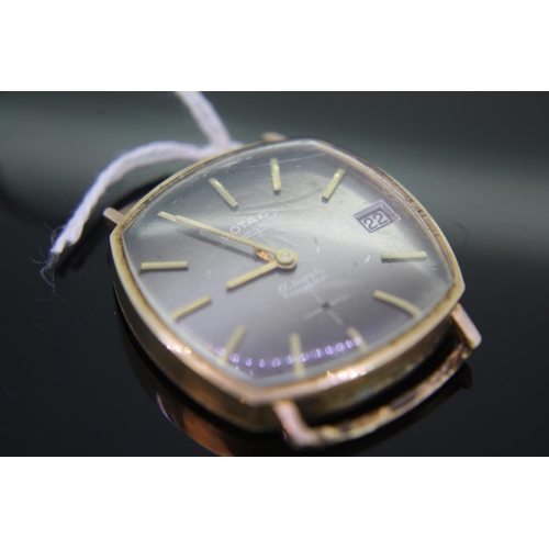 443 - 9ct gold gents rotary wristwatch