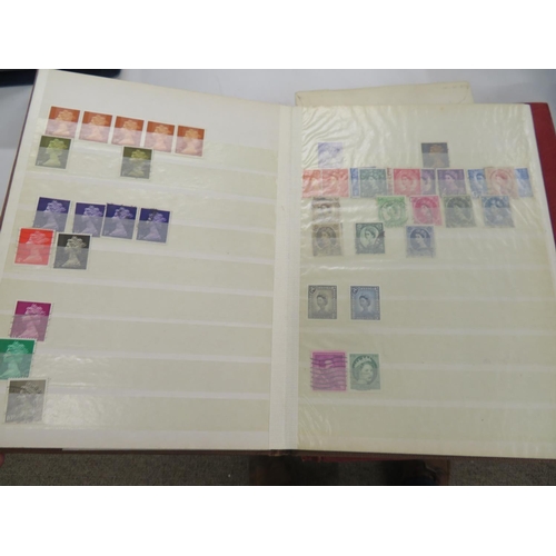 571 - Three stock albums of British & Colonial stamps dating from Victorian times