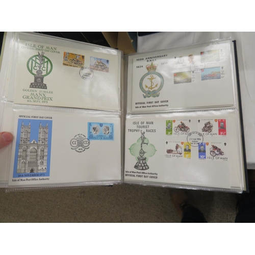 572 - Eleven albums of Isle of Man First Day Covers