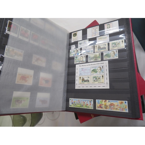 573 - Seven albums of Isle of Man mint stamps