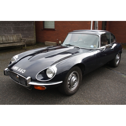 20 - HMN660
Blue Jaguar E-Type 5343cc V12 Series 3 2+2
First Registered 18.11.1971
Approx 120,000 miles
M... 