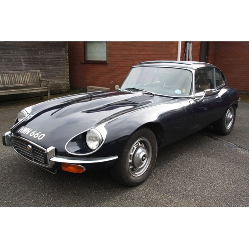 20 - HMN660
Blue Jaguar E-Type 5343cc V12 Series 3 2+2
First Registered 18.11.1971
Approx 120,000 miles
M... 