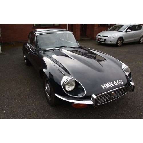 20 - HMN660
Blue Jaguar E-Type 5343cc V12 Series 3 2+2
First Registered 18.11.1971
Approx 120,000 miles
M... 