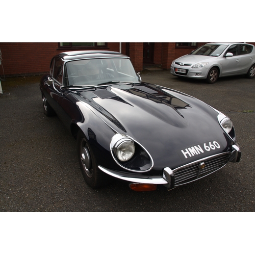 20 - HMN660
Blue Jaguar E-Type 5343cc V12 Series 3 2+2
First Registered 18.11.1971
Approx 120,000 miles
M... 