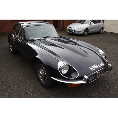 20 - HMN660
Blue Jaguar E-Type 5343cc V12 Series 3 2+2
First Registered 18.11.1971
Approx 120,000 miles
M... 