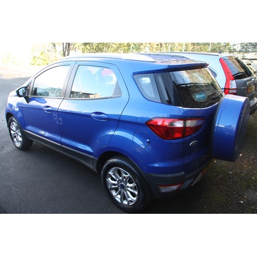 31 - NMN402B
Blue Ford Ecosport Titanium TDCI 1499cc
First Registered 05.09.2014
Approx 138,790 miles
Man... 