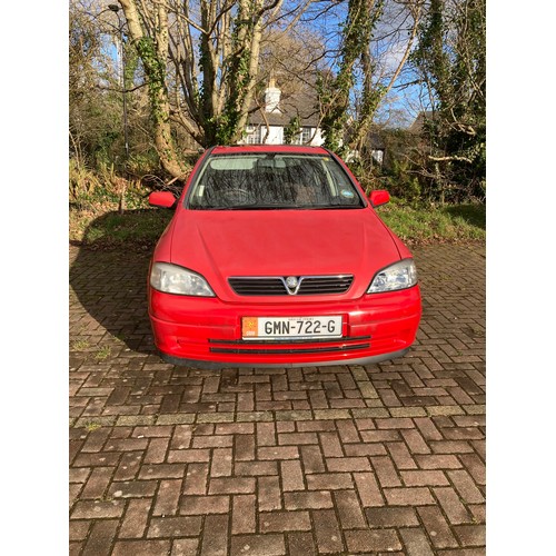 55 - GMN722G
Red Vauxhall Astra 1.6LS
First Registered 31.03.1999
Approx 95,000 miles
Manual Petrol