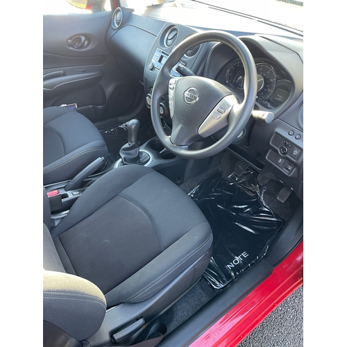 94 - MMN462M
Red Nissan Note 1461cc Visia MPV
First Registered 16.09.2016
Approx 19,000 miles
Manual Dies... 