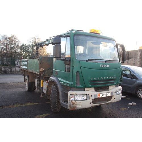 101 - JMN119C
Iveco Eurocargo ML 140E18 3920cc Tipper 
with Atlas 75.2 mounted crane
First Registered 19.1... 