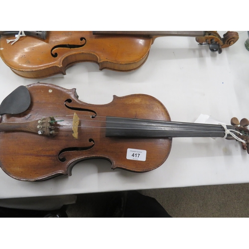 39 - 19thC violin