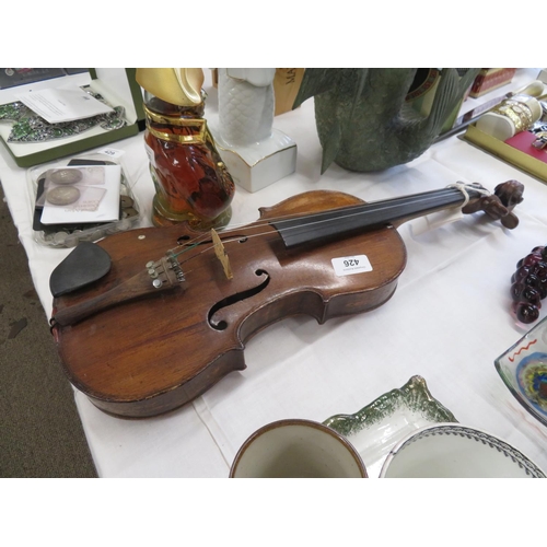 39 - 19thC violin