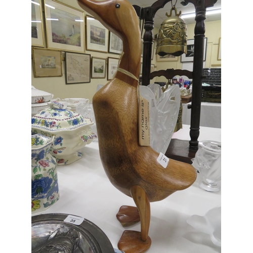 31 - Alex carved wooden duck