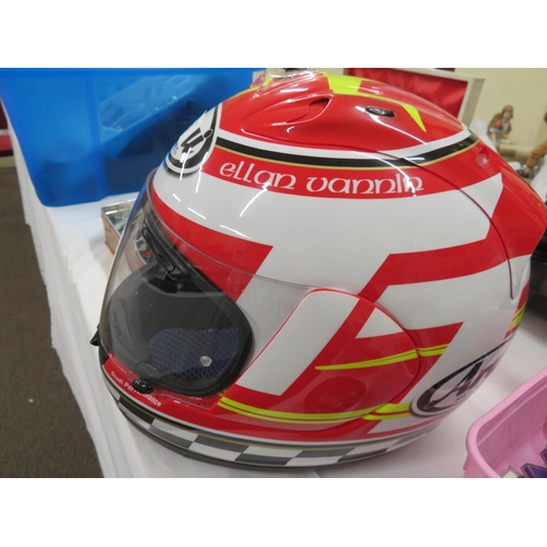 52 - Limited edition Isle of Man TT Centenary Full race helmet with original box -M head size 57-58cm