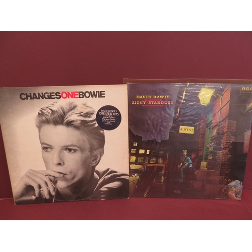 7 - Collection of David Bowie LPs including Images, Changes, Space Oddity, Lets Dance, Changes & Ziggy S... 