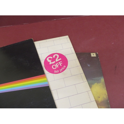 8 - Collection of Pink Floyd LPs - Dark Side of the Moon (SMAS11163), Animals (SHVL815) & The Wall