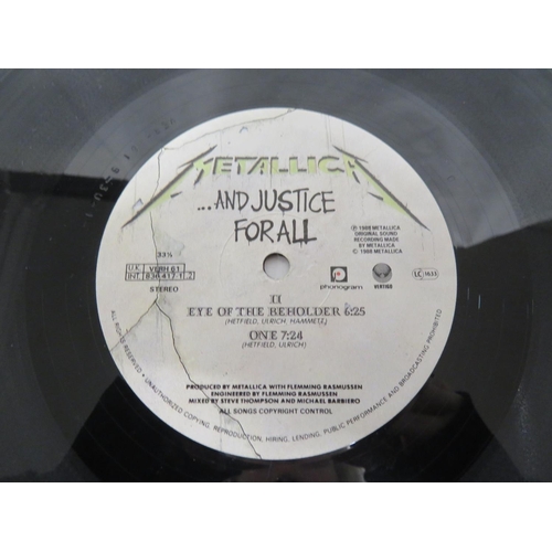 57 - Metallica - And Justice for All (VERH61) vinyl LP