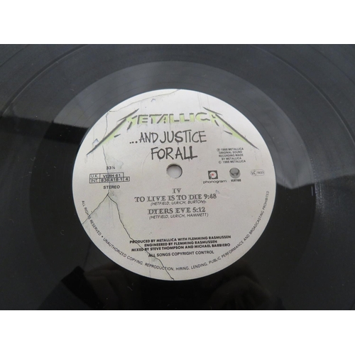 57 - Metallica - And Justice for All (VERH61) vinyl LP