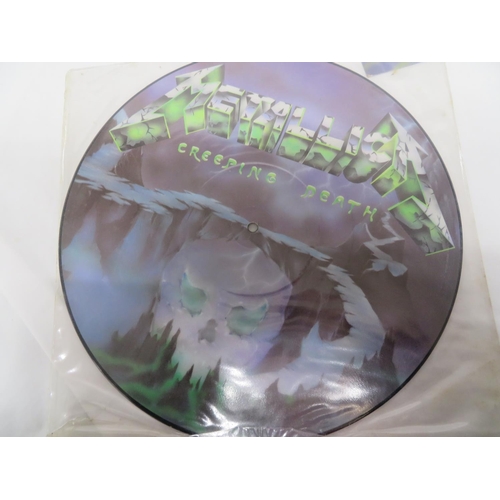 59 - Metallica Creeping Death picture disc (P12 KUT 112) together with 12