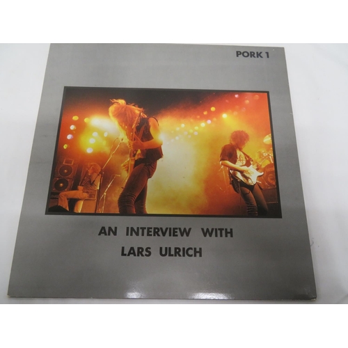 60 - Bootlegged Metallica vinyl including - Interview with Lar Ulrich (PORK 1), The End of the world as w... 