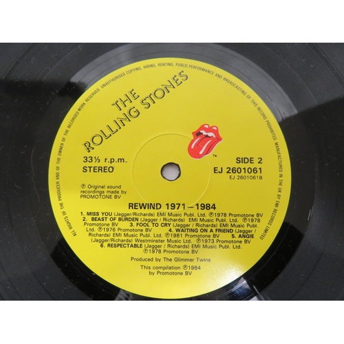 61 - The Rolling Stones vinyl - Rolled Gold (ROST 1/2) & Rewind (1971 - 1984)